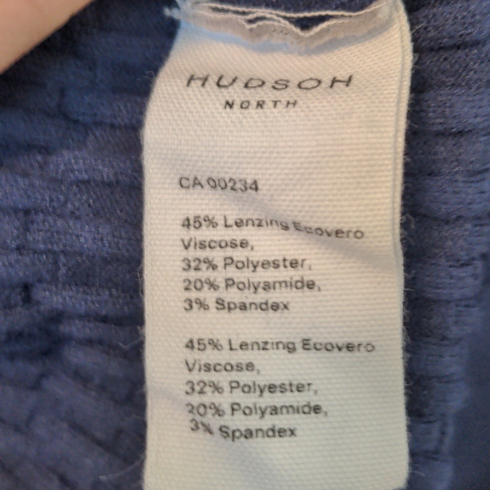 Hudson North Sleeveless Ribbed Midi Dress in Navy - Picture 5 of 5